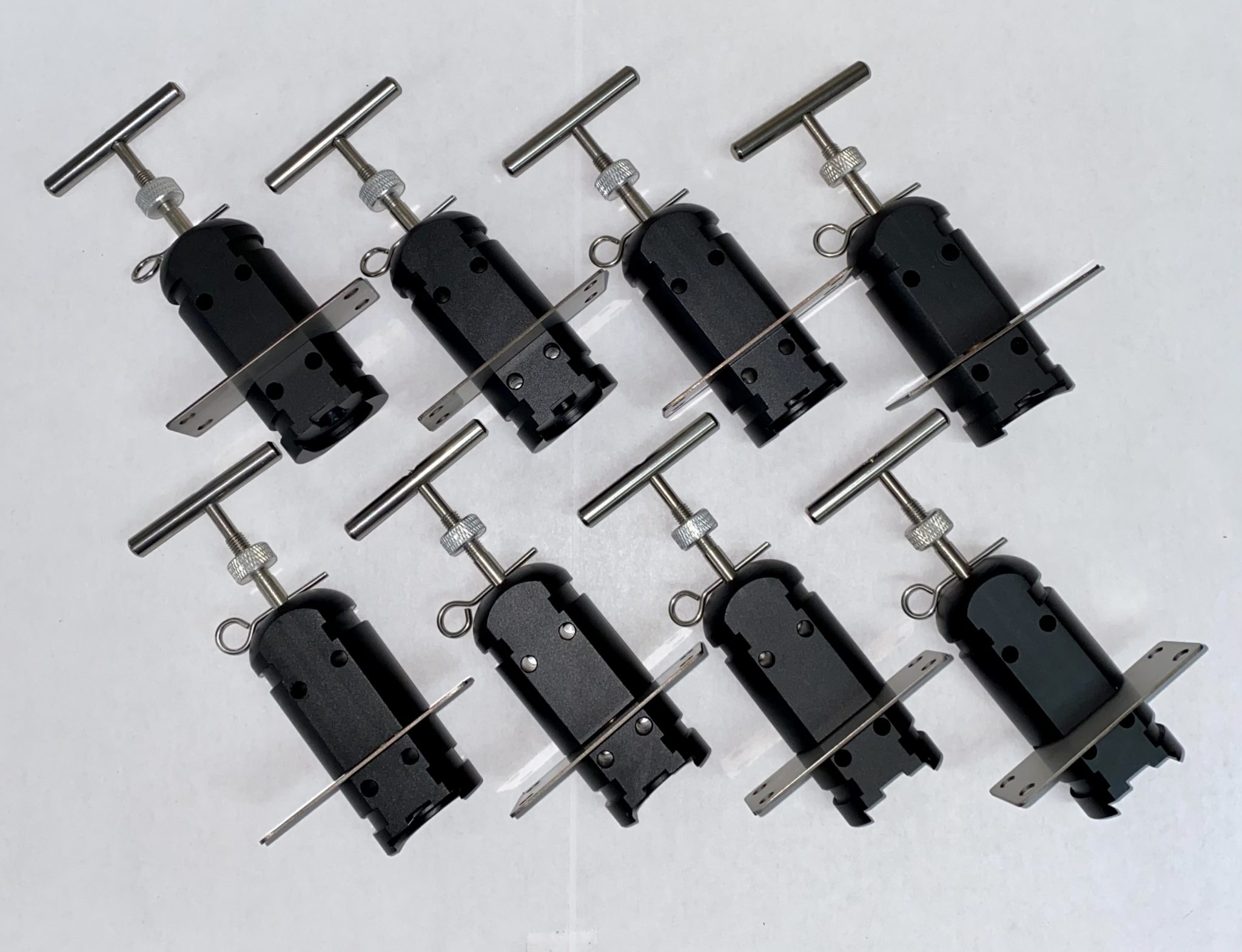 8Pack THE QUAD 12ga Perimeter Trip Alarm Gen 3 Black Trip Alarm Co