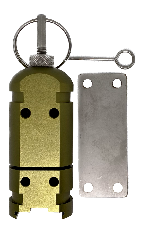 THE QUAD™ 12 GAUGE PERIMETER TRIP ALARM W/ PULL RING Gen 3 - OLIVE DRAB - Image 2